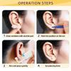 24 Pcs Ear Piercing Kit Disposable Ear Piercing Gun Kit with 8 Pcs Gold-Plated CZ Earrings Stud 8 Pcs Self Piercing Gun and 8 Pcs Cleaning Pads view 4