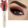 TWLBXMG 2 in1 Orange Copper Eyeshadow Stick Makeup Cream Shimmer Smooth Eyeshadow Pencil Hypoallergenic Natural Waterproof Long Lasting Eye Shadow Pen Highlighter Stick Multi-Dimensional Eyes Look 05 view 1