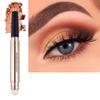 2 in1 Champagne Gold Eyeshadow Stick Cream Shimmer Smooth Glitter Eyeshadow Pencil Hypoallergenic Natural Waterproof Long Lasting Eye Shadow Multi-Dimensional Eyes Look Champagne Shimmer # 04 view 1