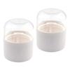 minkissy 6pcs Egg Shape Makeup Container Holder Cosmetics Organizers Makeup Case Portable Beauty Accessory view 2