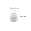 minkissy 6pcs Egg Shape Makeup Container Holder Cosmetics Organizers Makeup Case Portable Beauty Accessory view 3