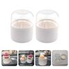 minkissy 6pcs Egg Shape Makeup Container Holder Cosmetics Organizers Makeup Case Portable Beauty Accessory view 4