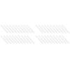 40 Pcs Makeup Brush Storage Bag Cosmetic Brush Makeup Bags Cosmetic Brush Guards Sleeves Convenient Brush Holders Storage Holder view 1