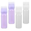 4pcs Hair Dye Applicator Bottle Comb for Scalp Washing view 1