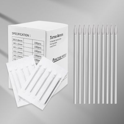 Ear Nose Piercing Needles - 25pcs Mix body piercing needles 12g.14g.16g.18g.20g for Piercing Needle Supplies Piercing Kit