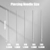 Ear Nose Piercing Needles - 25pcs Mix body piercing needles 12g.14g.16g.18g.20g for Piercing Needle Supplies Piercing Kit view 2