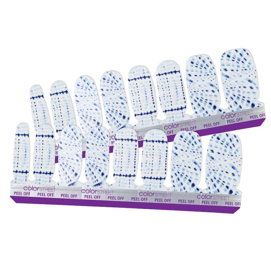 Color Street Blue My Mind Nail Strips, 16 Count (Pack of 1), 20 grams