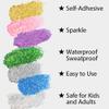 Mysense Purple Body Glitter Stick,Singer Concert Outfit Face Glitter Makeup for Women,Hair Glitter Gel for Kids,Festival Rave Pride Accessories,Mermaid Sequins Chunky Glitter Face Paint,0.56oz view 2