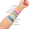 Mysense Purple Body Glitter Stick,Singer Concert Outfit Face Glitter Makeup for Women,Hair Glitter Gel for Kids,Festival Rave Pride Accessories,Mermaid Sequins Chunky Glitter Face Paint,0.56oz view 4