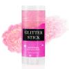 Mysense Pink Body Glitter Stick, Singer Concert Outfit Face Glitter Makeup, Festival Rave Pride Accessories, Hair Glitter Gel for Kids Women, Sparkling Mermaid Sequin Chunky Glitter Face Paint, 0.56oz view 1
