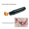 FOMIYES 2pcs Black Portable Foundation Brush Multi-functional Liquid Cosmetic Tool Plastic Handle for Smooth Application and Blending for Makeup Enthusiasts view 3