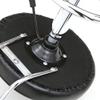 Round Salon Swivel Stool, Heafront Height Adjustable Swivel Bar Stool with Comfort Back & 5 Heavy Duty Casters for Modern Bar, Salon, Home & Office?Black? view 4