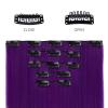 HSPJHTM Purple Hair Extensions Straight Clip in Hair Extension for Women Halloween hair extention 22" Synthetic 5PCS Natural Thick Hair Pieces Full Head view 4