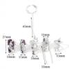 5Pcs Finger Tip Rings for Women, Adjustable Opening Nail Art Charms Accessories, Claw Rings, Irregular Fingertip Armor Ring Punk Jewelry Set view 3