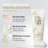 MIDHA RICE BRAN SCRUB FOAM 5.07fl.oz/150ml, Deep Cleansing, Pore-Purifying, Gentle Exfoliating  Soft Micro-Foam Face Wash with Balanced pH & Hydrating, Nourishing Care view 3