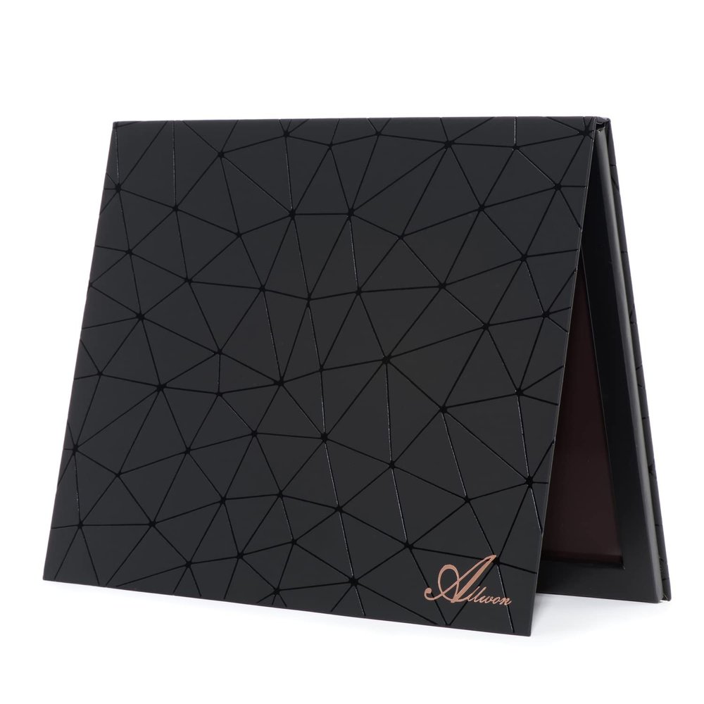Allwon Extra Large Magnetic Palette Empty Makeup Palette for Eyeshadow Lipstick Blush Powder (Diamond shape)
