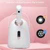 Portable Facial Steamer with Extendable Arm Steaming Warm Mist Humidifier for All Skin Deep Cleaning,Face Spa,Sinuses Moisturizing,for Home or Salon (Hot and Cold Dual Spray) view 4