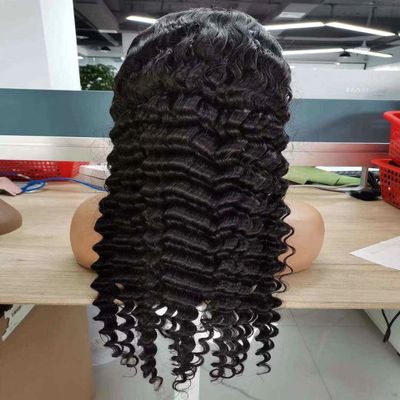 13 * 4 HD Transparent Loose Deep Lace Front wig for women Pre-plucked with Baby hairs (32 inch)