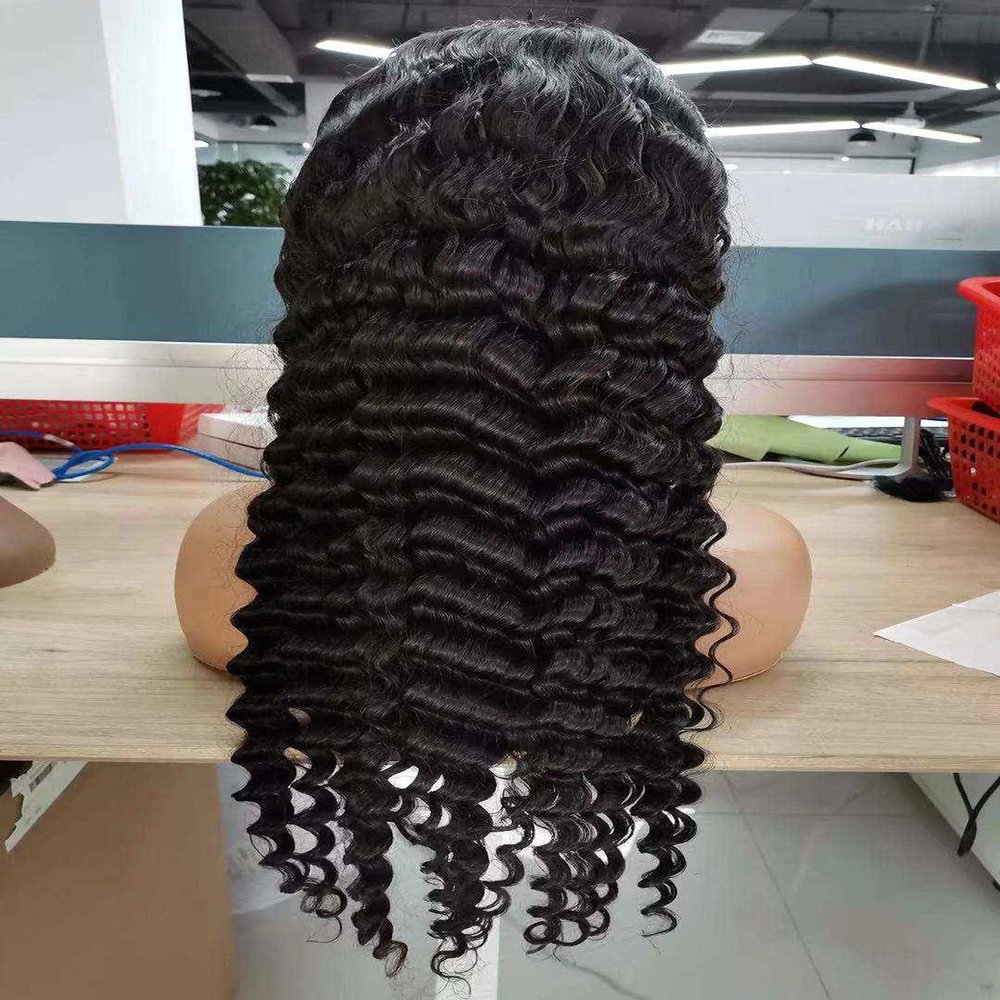 13 * 4 HD Transparent Loose Deep Lace Front wig for women Pre-plucked with Baby hairs (32 inch)