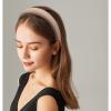 ACO-UINT 5 Pack Padded Headbands with Soft Fabric - Plain Thick Hair Accessories for Women and Girls view 2