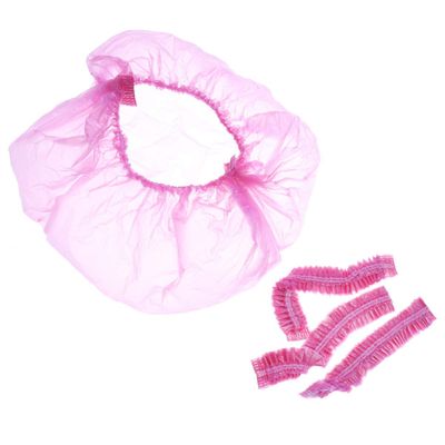 FOMIYES 10pcs Hair Dye Shower Head Cover Bath Cap Reusable Elastic Hair Dye Protection Random Color