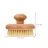 minkissy 3pcs Luxury Bath Skin Brush Exfoliating Body Brush Comfortable Grip for Hotel Home Dormitory Use view 2