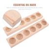 Healifty 4pcs Slots Display Shelf Rack Storage Organizer for Bottles Nail Polish and Perfume Compact Design for Home and Beauty Salon Use view 4