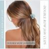 AWAYTR Small Claw Clips for Thin Hair, 1.6 " Matte Cute Hair Clips for Women, Double Row Teeth Jaw Clips for Hair, 12 Pcs Hair Clamps for Girls view 4