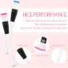 16 Pieces Face Mask Fan Brush Applicator Set Includes Soft Facial Fan Brush Esthetician Face Mask Brush Cosmetic Makeup Tools for Eyelash Extension(5.5 Inch long,Vivid) view 3