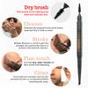 Beard Pen Filler for Men - Barber Styling Grooming Pencil - Waterproof, Sweat Proof, Long Lasting Solution with Natural Finish - Cover Beard and Scalp Patches in Seconds - Jet Black 2 Pack view 4