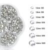 Rhinestones,3150pcs Nail Gems Face Gems Eye Gems makeup,Clear Diamonds for Nails with Wax Pencil for Rhinestones+6 Bottles Micro Pixie Crystals for Nails Caviar Beads Nail jewels Rhinestones,HINABTRU view 3