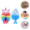 minkissy 2pcs Cartoon Bath Sponge for Boy Girl Soft Gentle Exfoliating Bathing Scrubbers for Daily Body Cleaning Designs Lightweight for Home Travel view 2