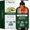 Cliganic Organic Avocado Oil, 100% Pure (8oz) - for Skin & Hair, Nourishing Carrier Oil for Face & Body view 1
