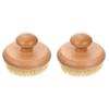 minkissy 2pcs Bath Body Brush Loufas Shower Scrubber Cleaning Exfoliating Scrubber view 1