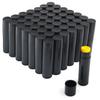 50 Pcs 5.5g Twist-up Lip Balm Tubes,Empty Plastic Lip Gloss Balm Containers Rotatable Deodorant Containers for DIY Homemade Lipsticks, Chapsticks and Homemade Solid Perfume,Black view 1