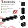 50 Pcs 5.5g Twist-up Lip Balm Tubes,Empty Plastic Lip Gloss Balm Containers Rotatable Deodorant Containers for DIY Homemade Lipsticks, Chapsticks and Homemade Solid Perfume,Black view 2