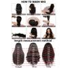 26''Long Black Body Wave Wig Long Curly Wavy Wigs Heat Resistant Fiber Hair Wigs Middle Part Wig Natural for Party Prom Evening Girl Christmas Birthday Gift,26in view 4