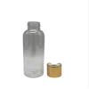Natural Farms 4 oz Clear Cosmo Plastic Bottles -12 Pack Empty Bottle Refillable - BPA Free - Essential Oils - Aromatherapy | Gold Disc Caps - Made in the USA view 3