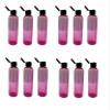 4 oz Pink Cosmo Plastic Bottles -12 Pack Empty Bottle Refillable - BPA Free - Essential Oils - Aromatherapy | Black Flip Top Snap Cap - Made in the USA - by Natural Farms view 1