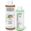 FORMALDEHYDE-FREE Brazilian Keratin Hair Treatment Salon Professional Results Complex Blowout with Argan Oil Amino Acids Fragrance Queratina Keratina Brasilera Tratamiento (180ML FF) view 1