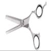 Cricket Logo Silver Series Hair Cutting Shears - Professional Barber Scissors, 30T Thinning Ultra Lightweight, Japanese Stainless Steel Blades, Aluminum Handles, Ergonomic Grip, Haircut Scissors view 2