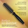 Olivia Garden OG Barber round brush with Ceramic Coated Barrel, quick drying and v-shaped bristles for easy styling on men hair, 3/4 inch view 3