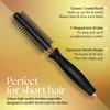 Olivia Garden OG Barber round brush with Ceramic Coated Barrel, quick drying and v-shaped bristles for easy styling on men hair, 1/2 inch view 3