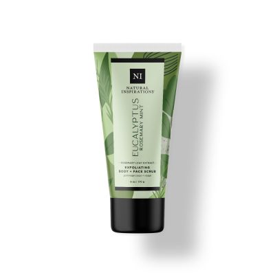 Natural Inspirations Eucalyptus Rosemary Mint Exfoliating Face + Body Scrub 6oz