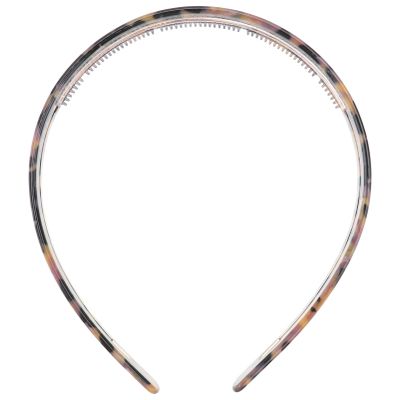 FRCOLOR 1pc Fashion Hairband Toothed Design for Face Washing and Shower Non- Household Headband Glamorous Chic Accessory for Daily Use Parties and Events Tortoise Style