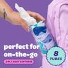 Bim Bam Boo 100% Bamboo Facial Tissue Tubes, 3-ply Hypoallergenic Travel Tissues in Car Tissue Holder, 8 Eco-Friendly Cylinder Tissue Tubes view 2
