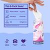 Bim Bam Boo 100% Bamboo Facial Tissue Tubes, 3-ply Hypoallergenic Travel Tissues in Car Tissue Holder, 8 Eco-Friendly Cylinder Tissue Tubes view 4