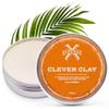 Steezee Clever Clay - Natural Finish Styling Hair Clay for Men - All Hair Types - Reworkable All Day Hold- Cruelty Free- Paraben & Sulphate Free, 3.4 oz view 1