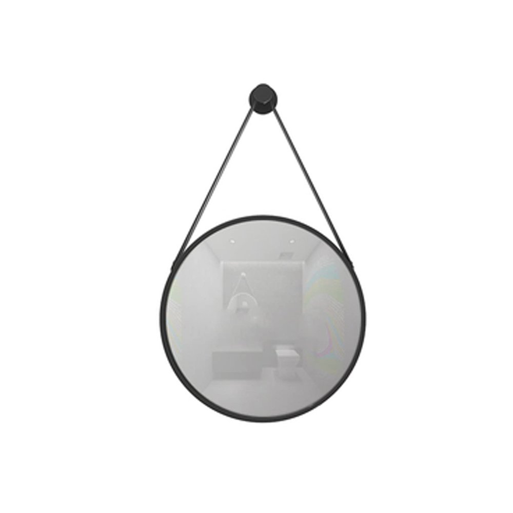 WORDFUN Wall Mounted Bathroom Mirror Beauty Salon Makeup Mirror, Round Metal Frame Decorative Mirror Strong and Durable Strong Stability Fine Polishing for Makeup, Haircut, Shaving, Facials Care