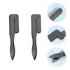 LALAFINA 6pcs Stainless Steel Eyebrow Combs Professional Folding Eyelash Comb for Makeup Application Portable Beauty Tool for Home and Travel Use view 3